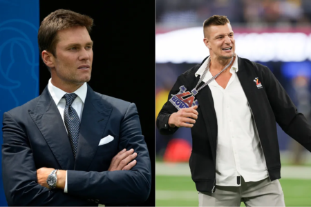 Tom Brady makes a mistake by confusing Rob Gronkowski with someone else and embarrasses himself on live TV