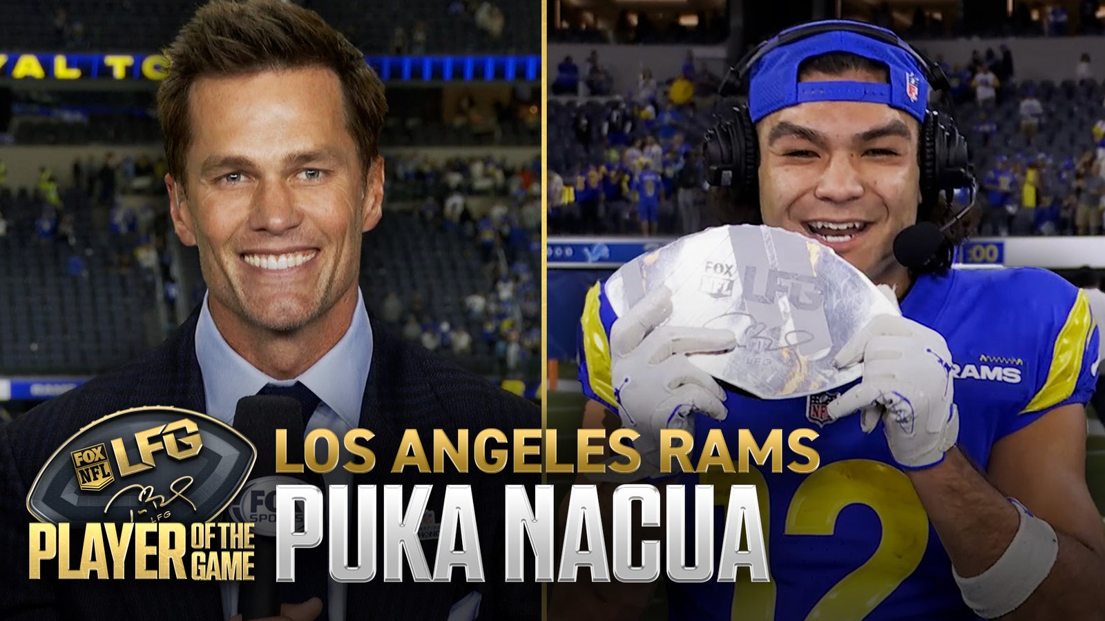 Tom Brady's LFG Player of the Game: Rams WR Puka Nacua 🏆 