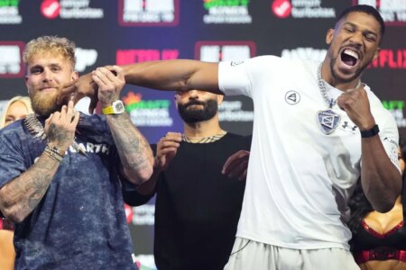 Jake Paul and Anthony Joshua fight have fans questioning the boxing bout