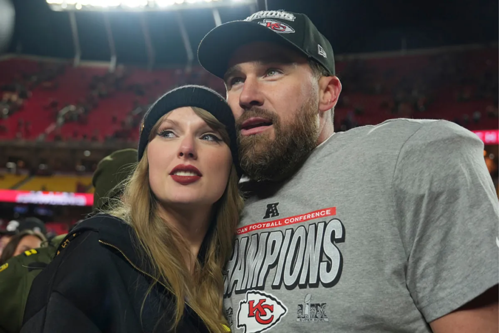 Kylie Kelce questions Travis Kelce’s drama-free relationship with Taylor Swift
