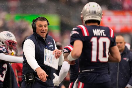 MIke Vrabel backs Drake Maye for MVP: “Nobody else I want at QB”