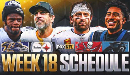 NFL Week 18 Schedule, Kickoff Times: Seahawks vs. 49ers & Ravens vs. Steelers in Primetime