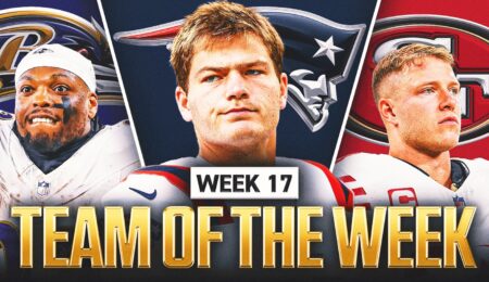 NFL Week 17 Team of the Week: Drake Maye and Derrick Henry Dominate In Wins