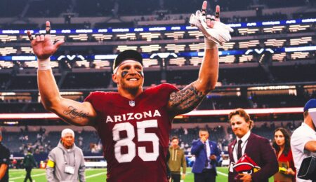 Trey McBride Sets NFL Single-Season Record for Most Receptions by a Tight End