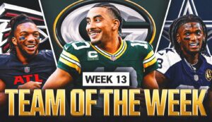 NFL Week 13 Team of the Week: Jordan Love, Bijan Robinson Headline Top Performers