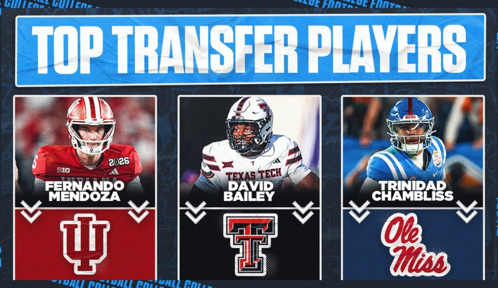 College Football’s Top-10 Most Impactful Transfer Players of the 2025 Season