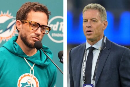 Mike McDaniel breaks silence on potential threat from Troy Aikman joining Dolphins