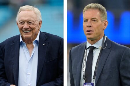 Jerry Jones praises Troy Aikman’s new role with the Miami Dolphins