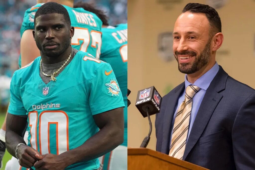 Tyreek Hill’s mysterious tweet sparks buzz after Dolphins’ GM shakeup