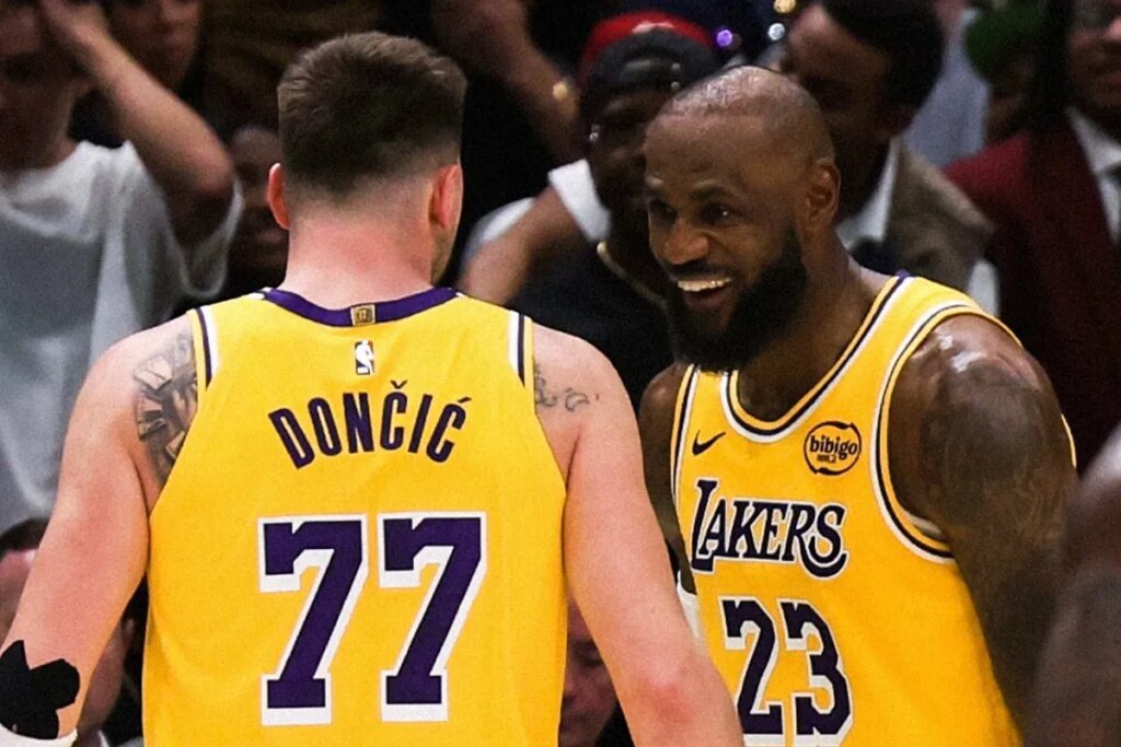 Luka Doncic latest feat reminds LeBron James that the Lakers and the NBA has moved on from him