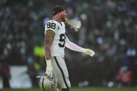 Klint Kubiak will have to convince Maxx Crosby to stay with the Raiders after his major issue