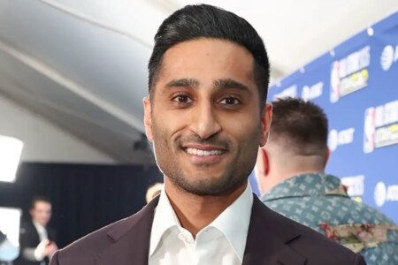 Shams Charania roasted for phone obsession during NBA Celebrity All-Star Game