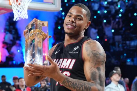 Who is Keshad Johnson? 24-year-old Miami Heat player wins Slam Dunk Contest in debut