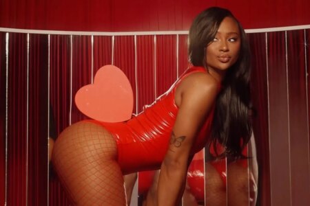 Kayla Nicole’s heartstopping Valentine’s Day dress