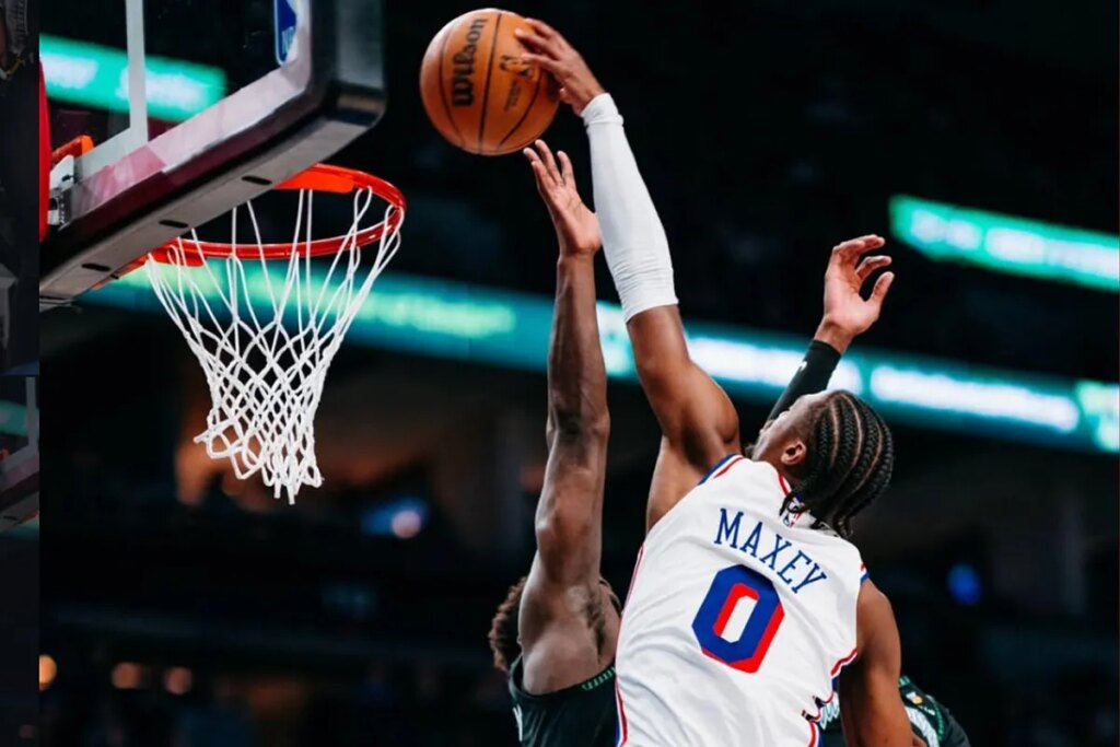 Anthony Edwards gets posterized by 76ers Tyrese Maxey and sends a huge statement to the rest of the NBA
