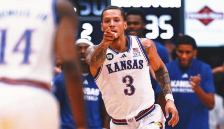 Tre White Leads No. 14 Kansas Over No. 5 Houston For Cougars’ 3rd Straight Loss