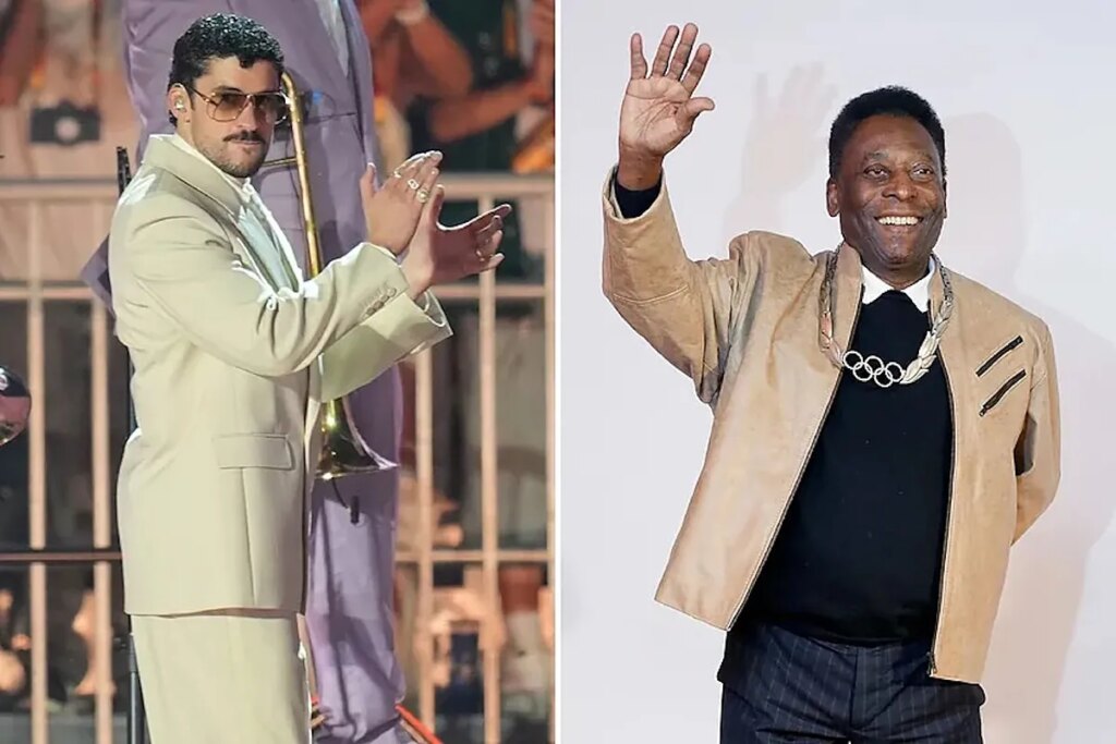 This was Bad Bunny’s tribute to Pele during his show in Brazil
