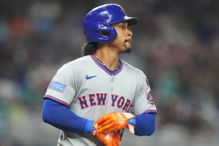 Carlos Mendoza receives one of the best Spring Training updates from Francisco Lindor