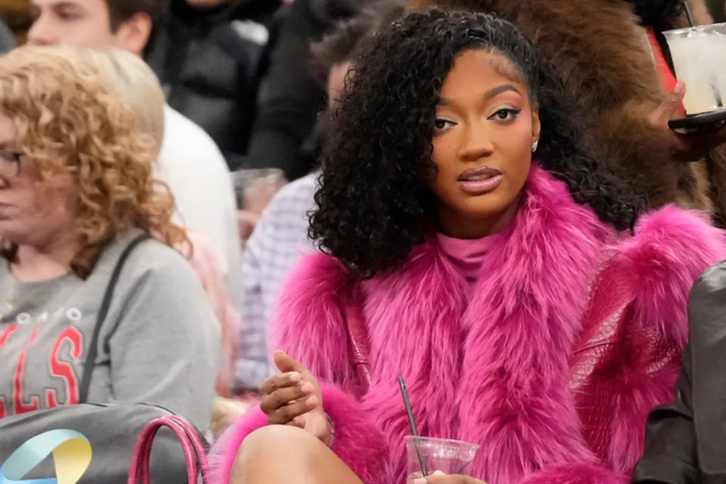 Angel Reese shows off her figure on vacation after shining in Unrivaled