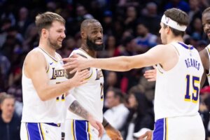 Lakers fans want to blame LeBron James for ruining Luka-Reaves chemistry but numbers tell a whole other story