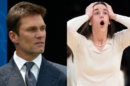 Caitlin Clark shares how Tom Brady ended up owning one of her most memorable rookie items