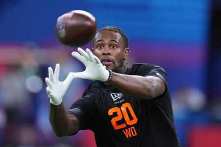 The Bills can forget about their favorite prospect after he had an NFL Combine performance very similar to Keon Coleman’s