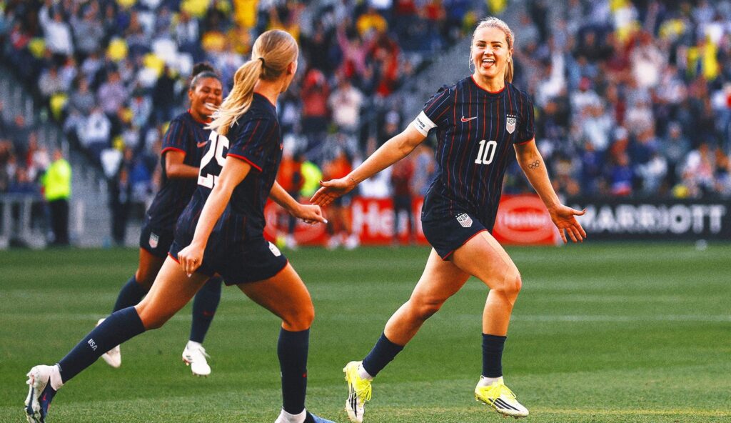 SheBelieves Cup: USA Blanks Argentina On Goals By Lindsey Heaps, Jaedyn Shaw