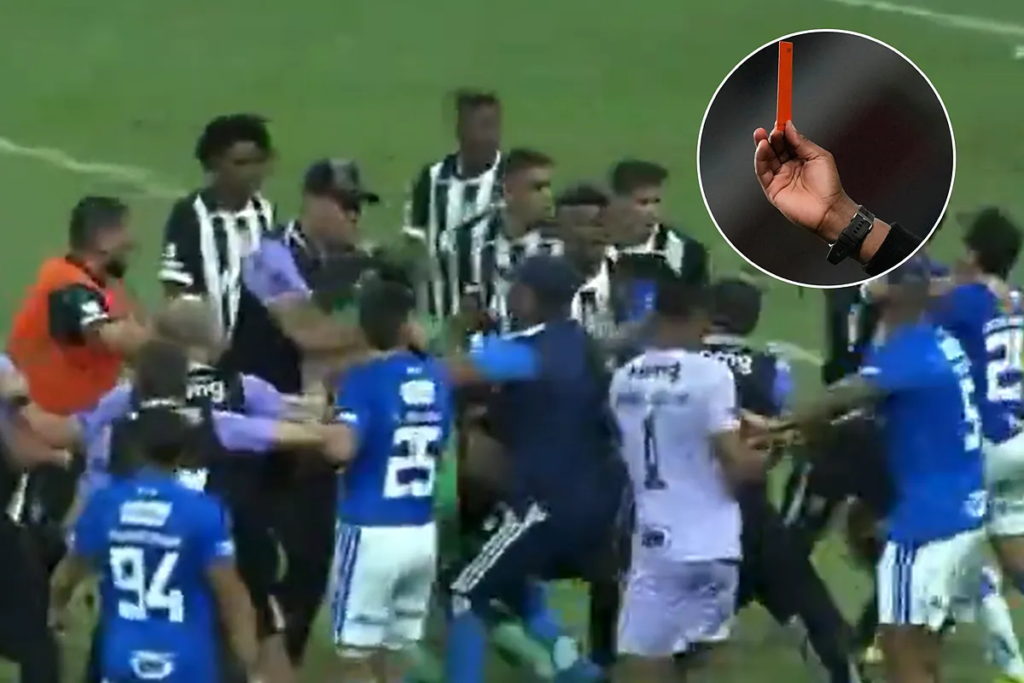 Cruzeiro vs. Atlético Mineiro: What was the game with the most red cards in soccer history?