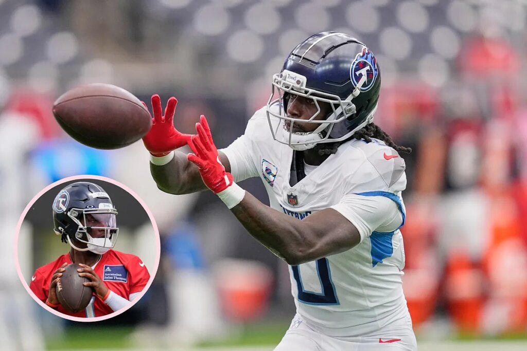Cam Ward will have one of his best receivers back: The Titans re-sign Calvin Ridley