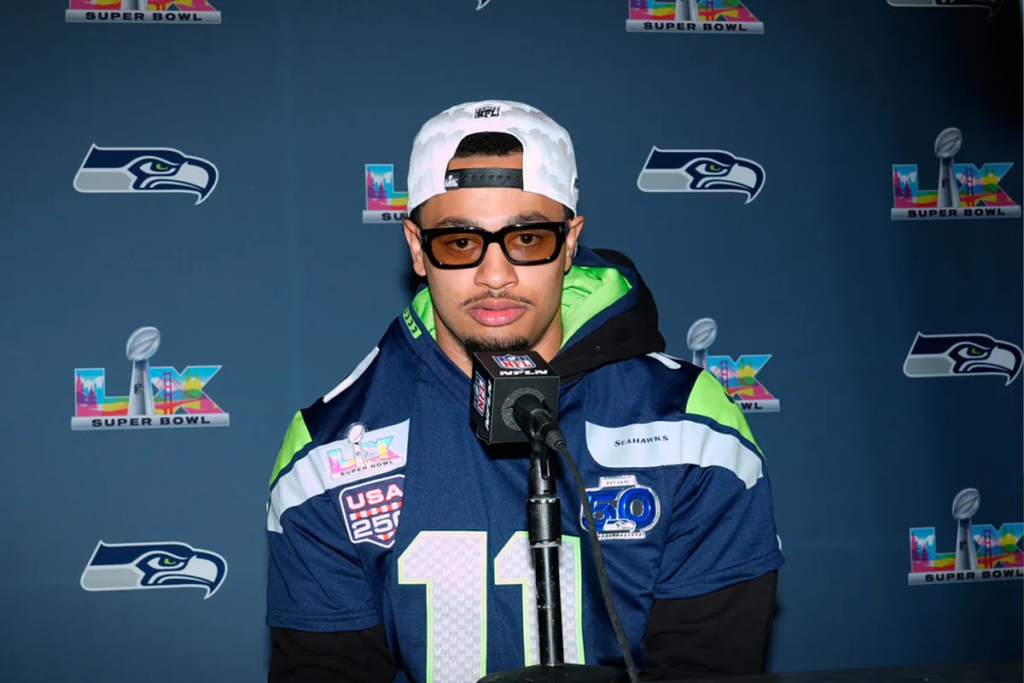 Jaxon Smith-Njigba crowned “Men’s Sports Star of the Year” after stellar Super Bowl season