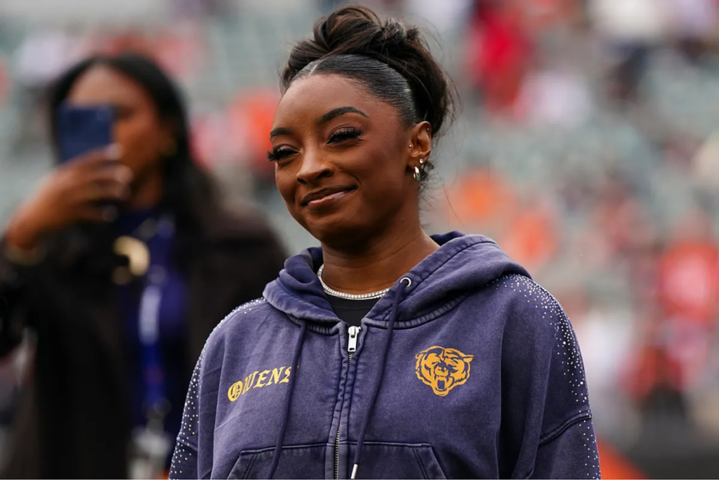 Simone Biles makes unexpected link with Caitlin Clark’s circle after Indy move