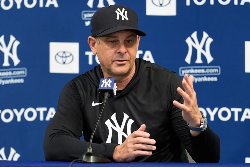 Aaron Boone will use a four-man starting rotation at the beginning of the 2026 MLB season