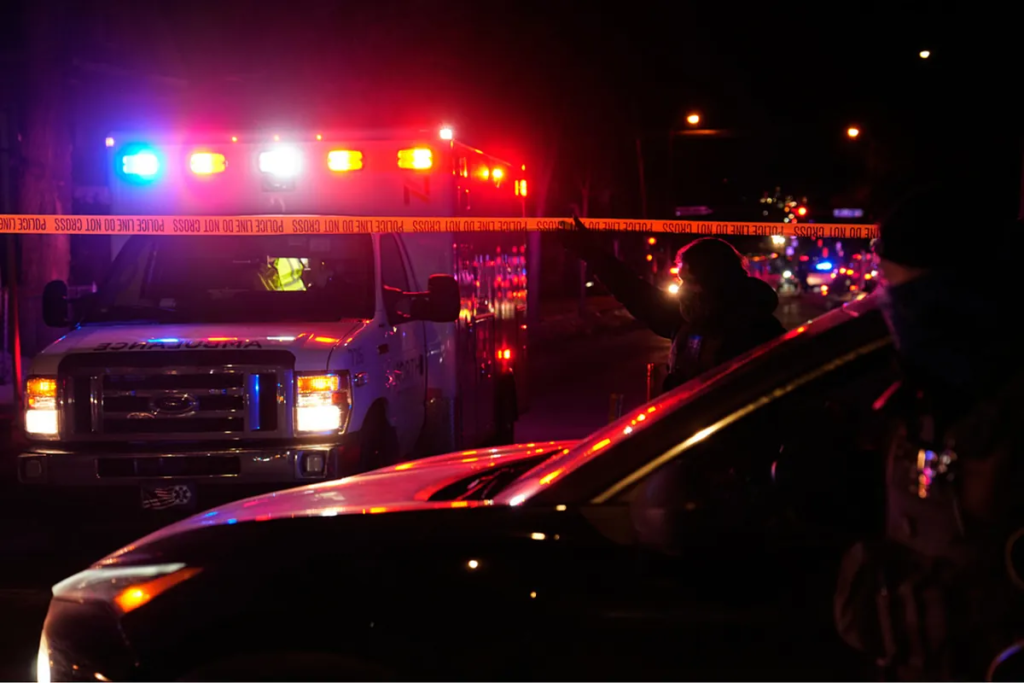 The fiancée of an NFL star becomes a hero after a woman is struck by a car