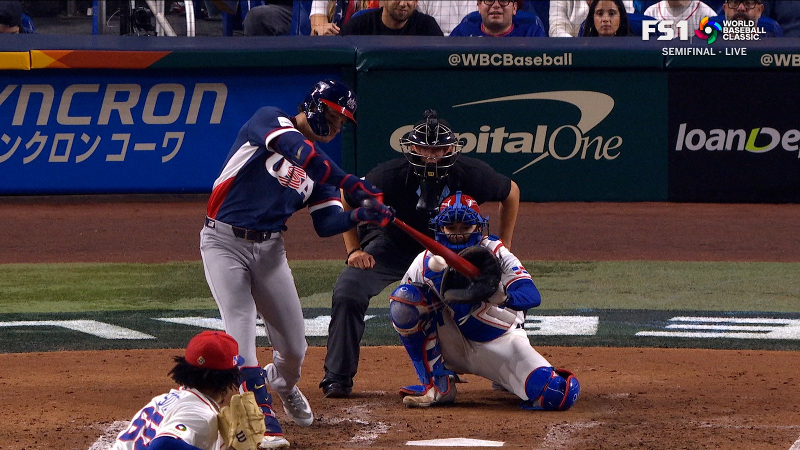 Gunnar Henderson and Roman Anthony hit home runs to give the United States the lead over the Dominican Republic