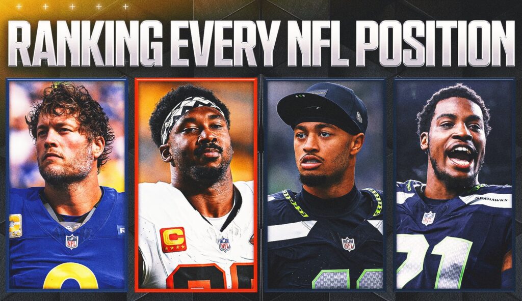 2026 NFL Draft: Ranking the Value of Every Position in the Pro Game