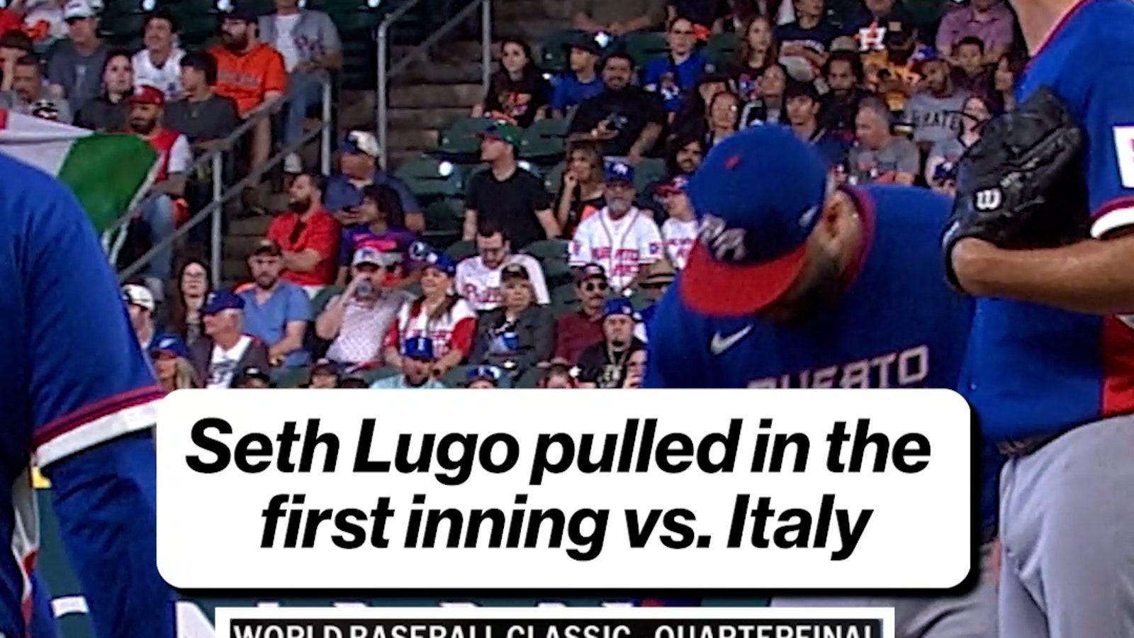 Seth Lugo has a rough outing for Puerto Rico 😬
