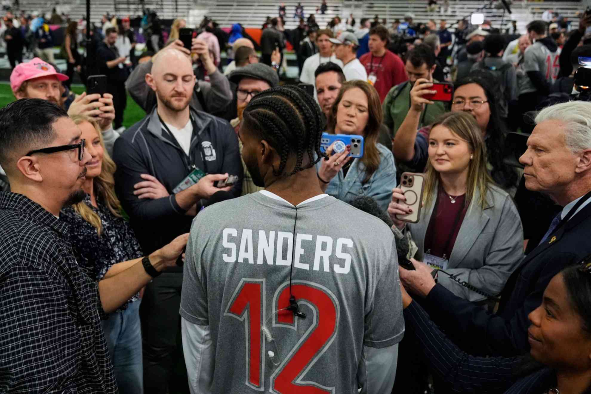 Sanders is expected to take a step forward, and returning to No. 2 subtly signals a reset into a more comfortable version of himself