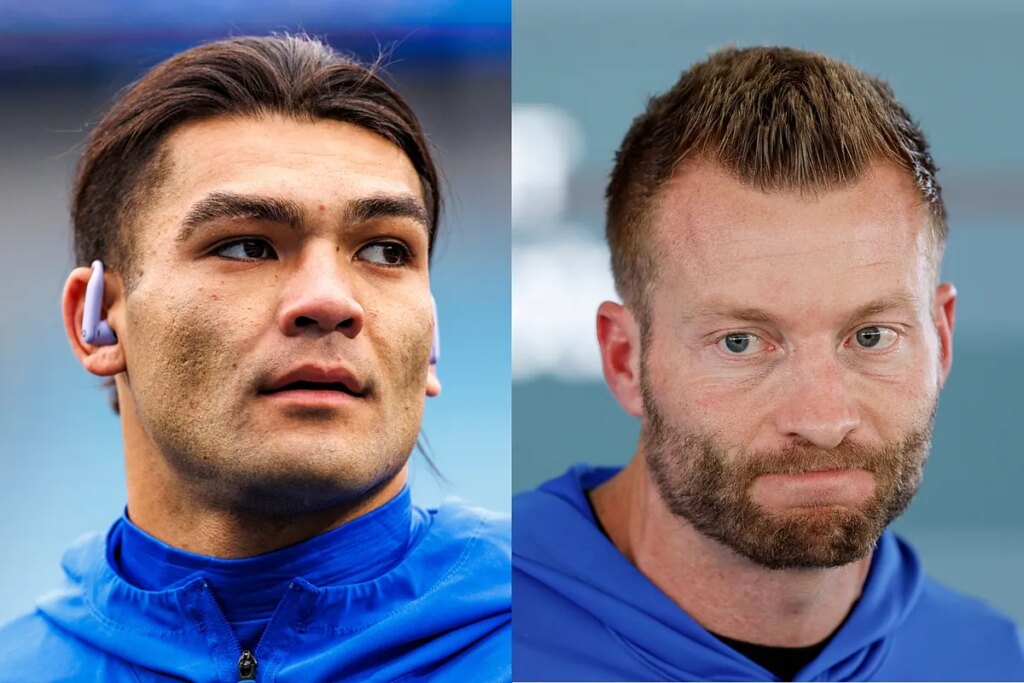 Sean McVay sends Puka Nacua a stern warning over biting incident