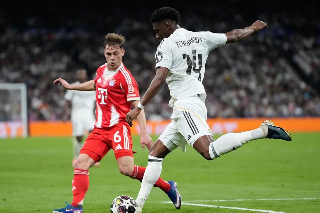 Real Madrid faced a challenging game against Bayern Munich
