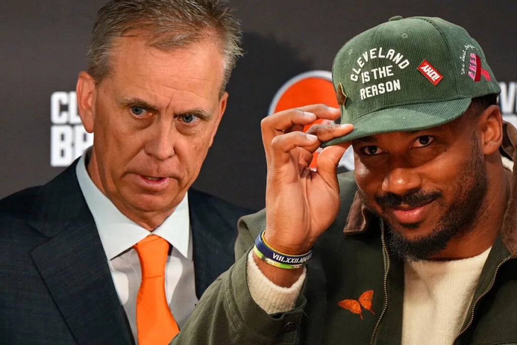 Todd Monken explains why he isn’t pleased with Myles Garrett after missing OTAs