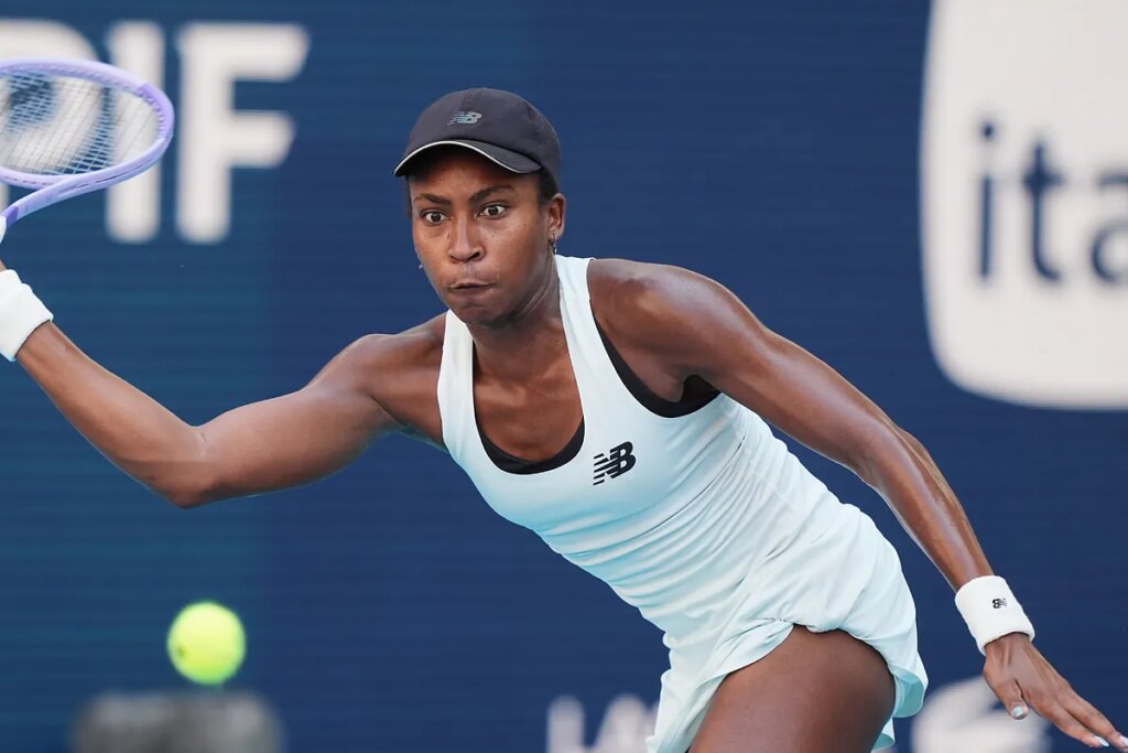 Coco Gauff hits back after online criticism of campaign look