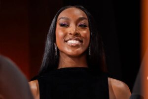 Flau’jae Johnson’s little brother ends up on stage after stealing the spotlight at the WNBA Draft