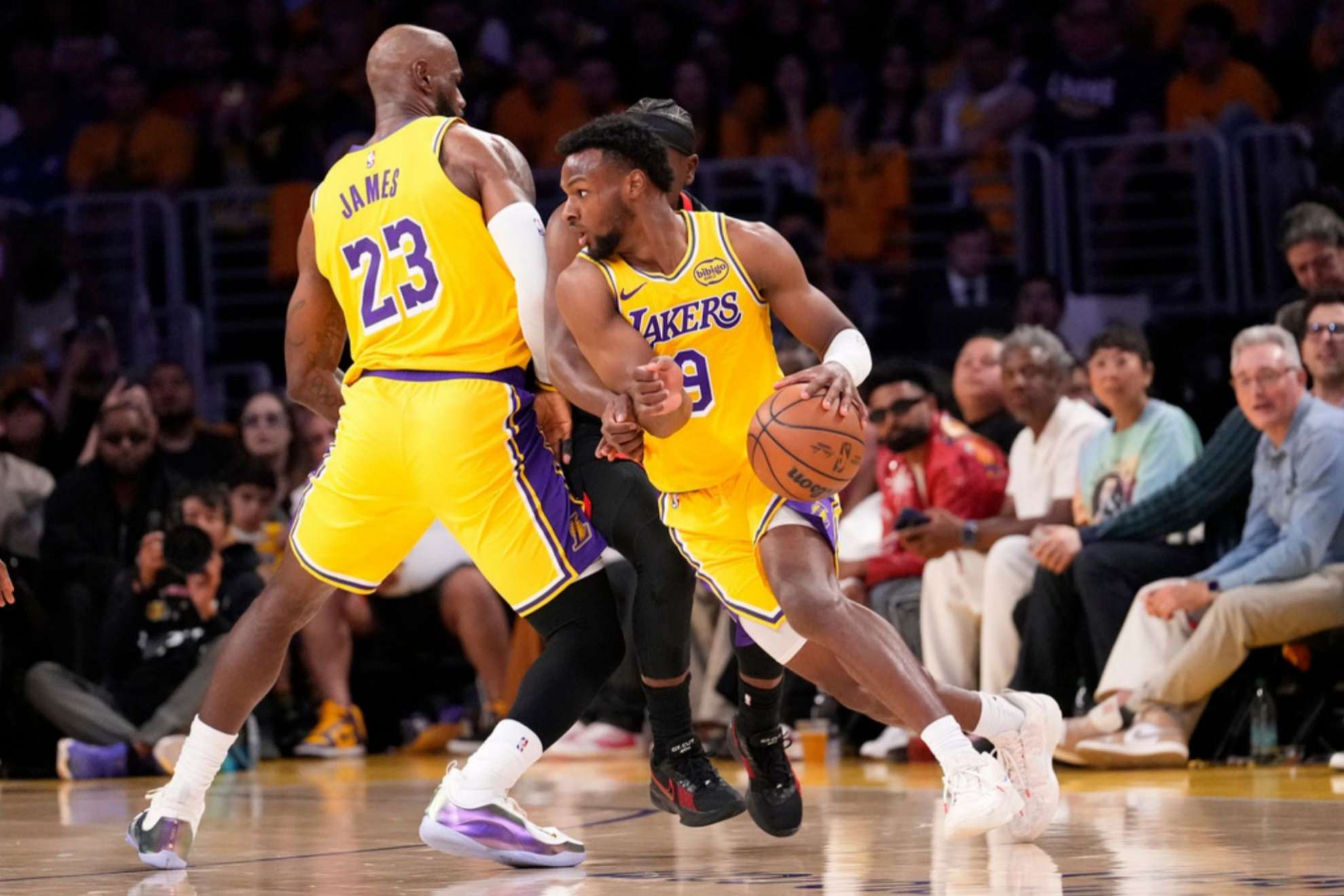 A father and son sharing the same roster during a playoff run is something rarely imagined in professional basketball