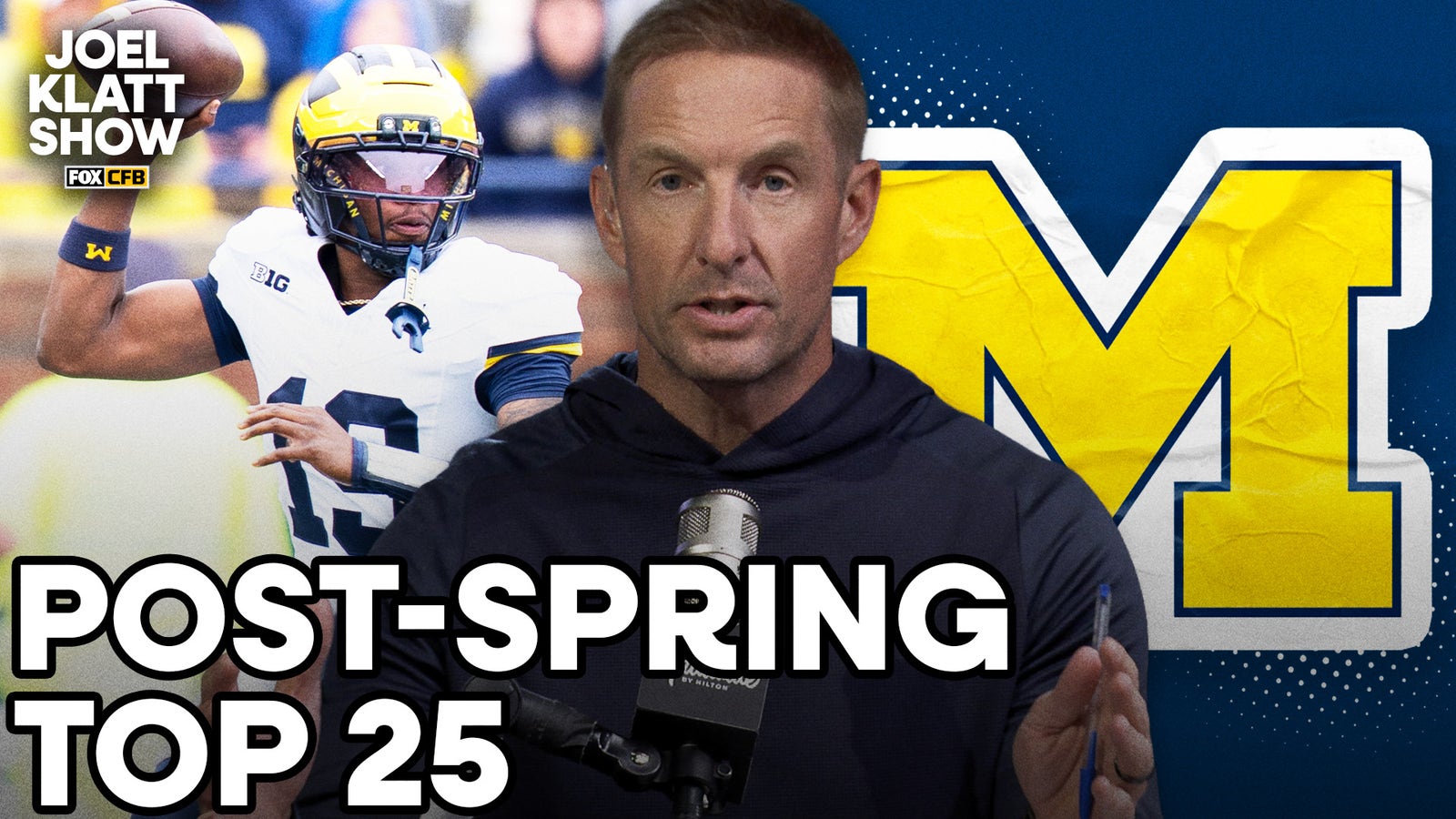 Michigan in Joel Klatt's post-spring top 25 🏈