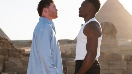 Canelo Álvarez tells Christian Mbilli he still could not beat him even if he was 50 years old