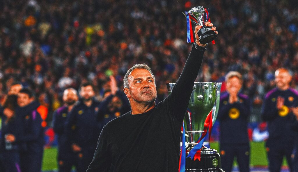 Hansi Flick Signs Contract Extension With Barcelona Until 2028