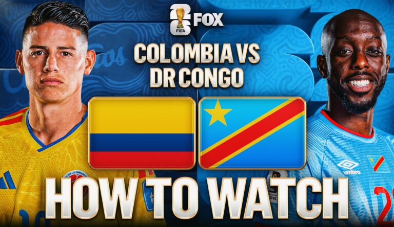 Colombia vs. DR Congo: How to Watch, TV Channel, Live Stream, Time