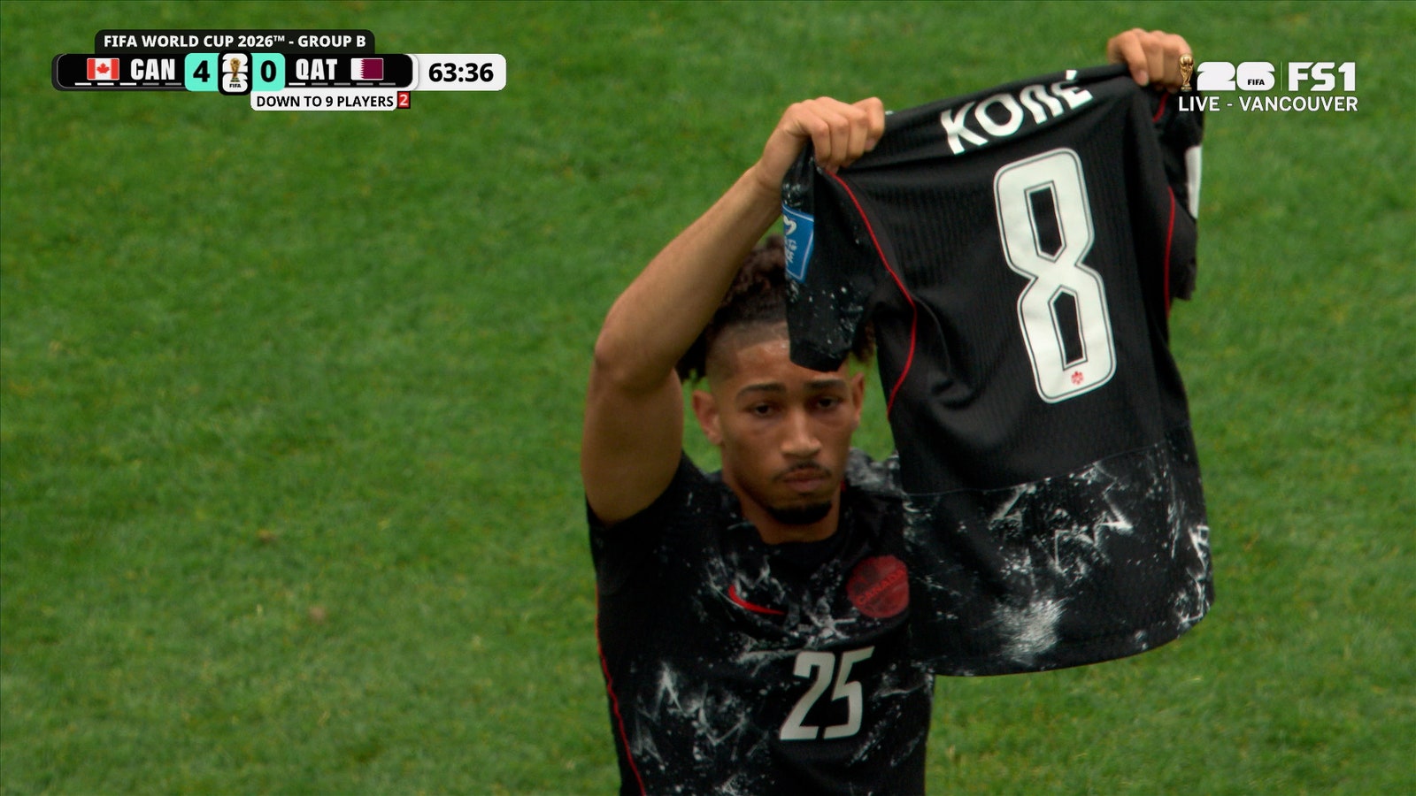 Canada’s Nathan Saliba scores goal, honors Ismaël Koné who exited the game due to injury | 2026 FIFA World Cup™