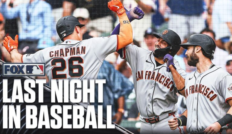 Last Night In Baseball: Giants And Nationals Hit How Many Home Runs?