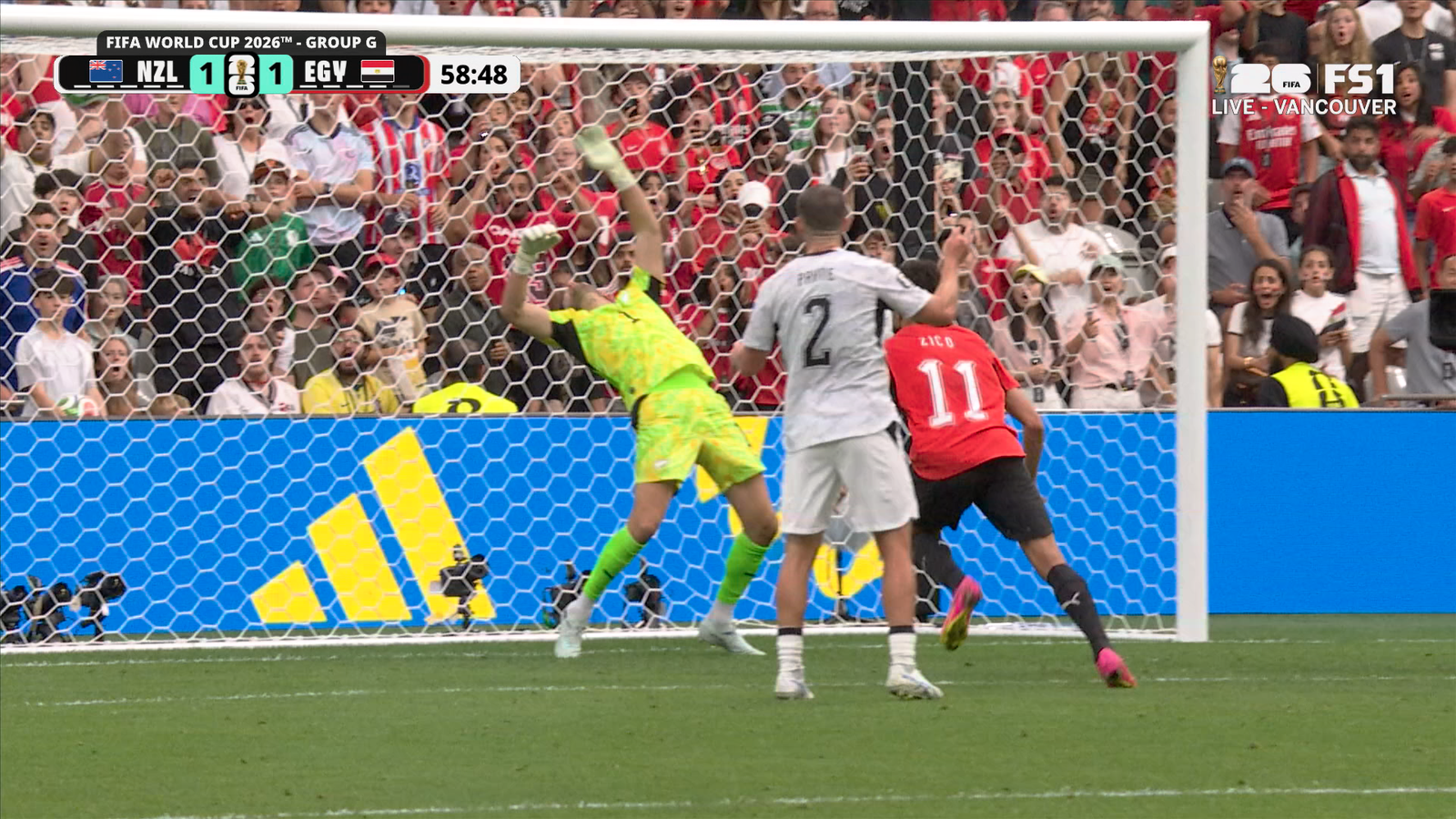 Egypt’s Mostafa Ziko nets header for equalizer vs New Zealand | 2026 FIFA World Cup™